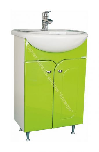 Шкаф-зеркало Радуга Яблоко 60 левый/правый АЙСБЕРГ