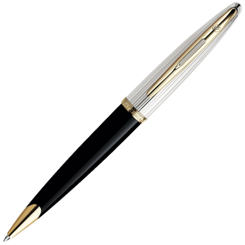 Waterman Carene - Deluxe Black GT, шариковая ручка, M