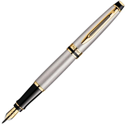 Waterman Expert - Stainless Steel GT, перьевая ручка, F