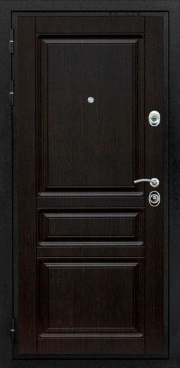 Дверь входная металлическая Great Doors H Премиум Венге Зеркало 18 Белый Софт