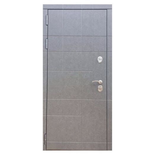 Дверь входная металлическая Great Doors H21 Штукатурка Графит ФЛ-33 Сандал Светлый