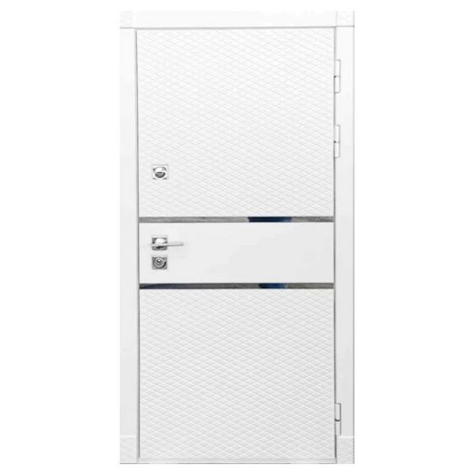 Дверь входная металлическая Great Doors H15 Белый Софт ФЛ-290 Бетон Темный