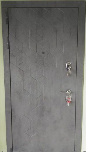 Входная дверь Лабиринт Бетон 12 Венге