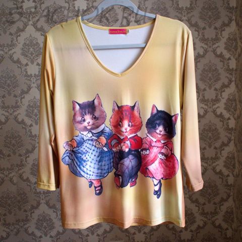 Кофточка "Танцующие котята" размер L (Butler & Wilson Великобритания)