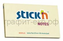 Блок кл.75х127 100л.желтый STICK'N НОРАХ 21009Y