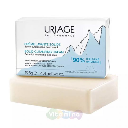 Uriage Крем-мыло очищающее питательное, 125 г