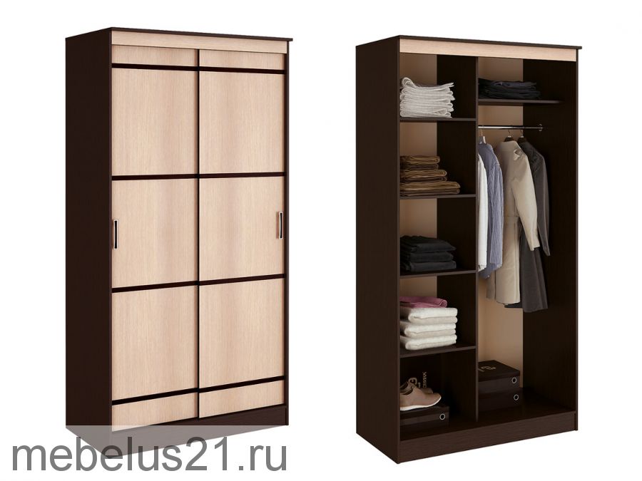 Шкаф купе 1,14 м Сакура