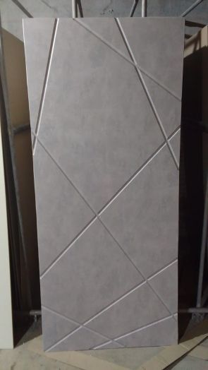 Входная Металлическая Дверь Термодор Termo-door (T.DOOR) Техно Графит Лучи бетон светлый