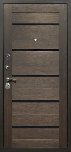 Дверь Входная АльтДвери Адванс LUX Арабика/Орех темный