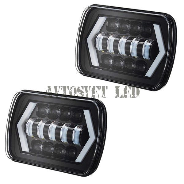 Светодиодные фары 5" дюймов G5-501 60W Black