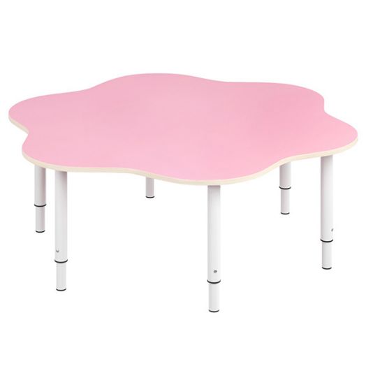 РСН-0001-04 Стол детский "Цветок" Цвет: Розовый