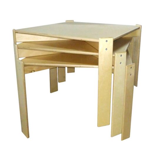 РСН-0005 Стол детский «Эко» квадратный штабелируемый Фанера