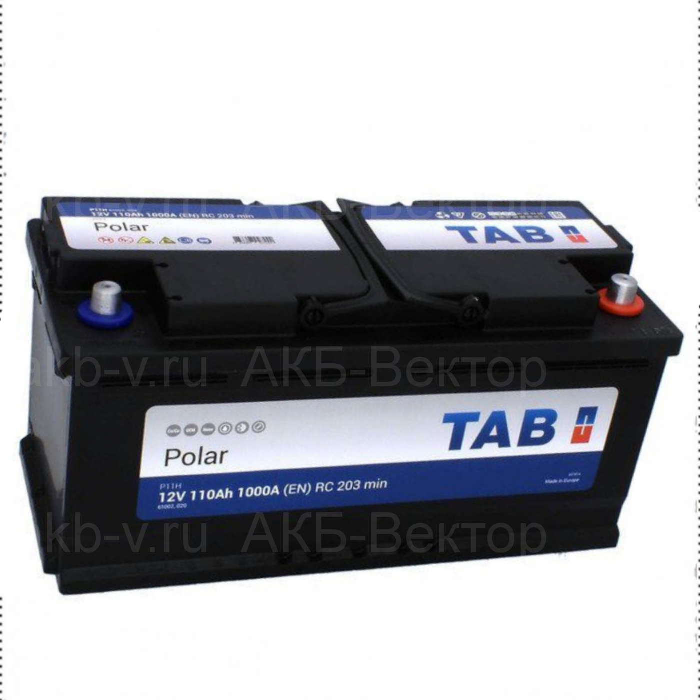 Аккумулятор Tab Polar 110Ач 1000А(EN)  (21г)