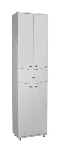 Пенал напольный 50 Волна с верхним ящиком В1 АЙСБЕРГ