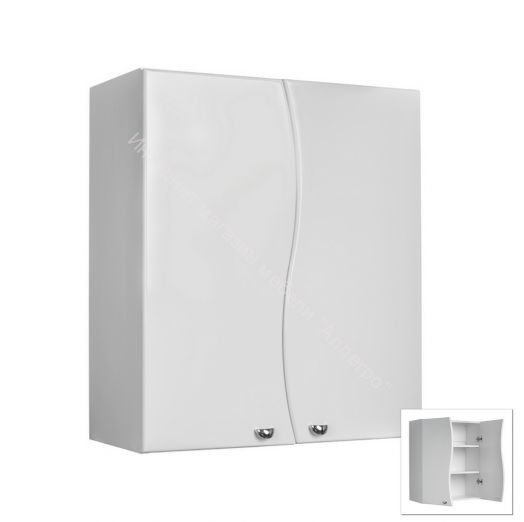 Шкаф навесной Волна 02-60 АЙСБЕРГ