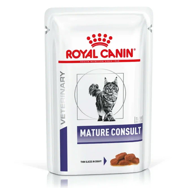 Влажный корм для кошек Royal Canin Mature Consult старше 7 лет без видимых признаков старения в соусе 85 г