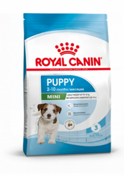 Royal Canin Mini Puppy Корм сухой полнорационный для щенков мелких пород (вес взрослой собаки до 10 кг) в возрасте до 10 месяцев