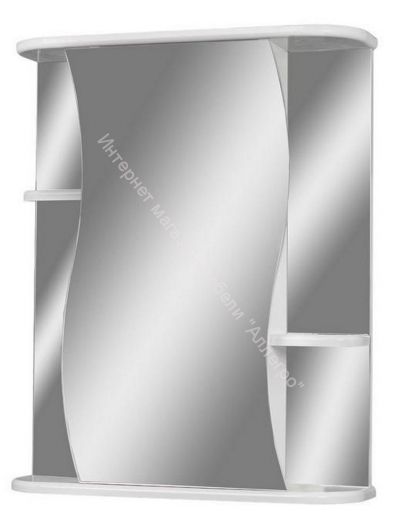 Шкаф-зеркало Волна 2-50 левый АЙСБЕРГ