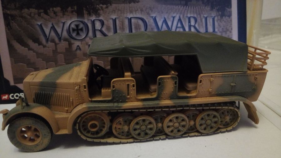 Sd Kfz 7/1 KRAUSS-MAFFEI  в масштабе 1/50 (Corgi)