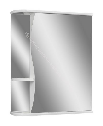 Шкаф-зеркало Волна 1-50 правый АЙСБЕРГ