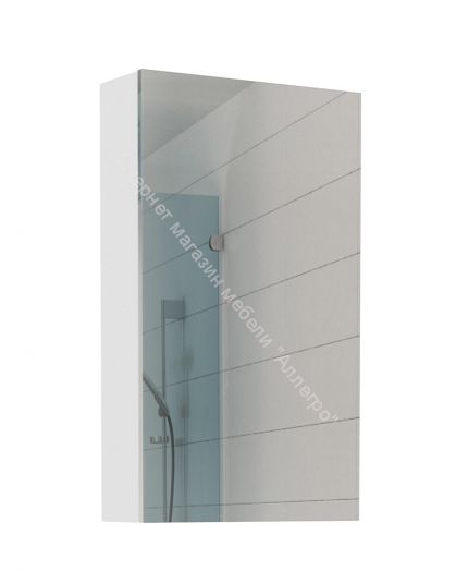 Шкаф-зеркало Норма 40 1 дверь АЙСБЕРГ