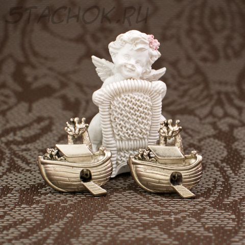 Клипсы "Ноев ковчег" цвет олова (AJC США)