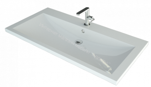 Тумба под умывальник "Elen 80" Cube с верхним ящиком В1 Домино