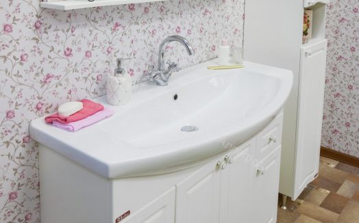 Тумба с умывальником "Элеганс 105" Софи с ящиками Sanflor