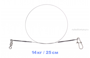 Поводки титановые 1х7 14 кг / 25 см