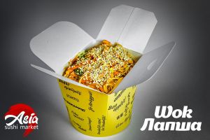 WOK Соба с лососем 500г