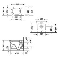 схема Duravit White Tulip 257609