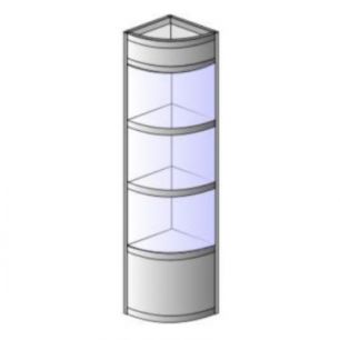 Витрина ВСУ-3 угловая