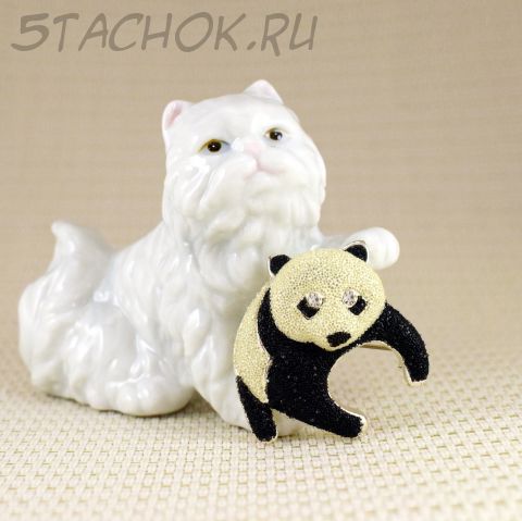 Брошь "Мишка-панда" (США)