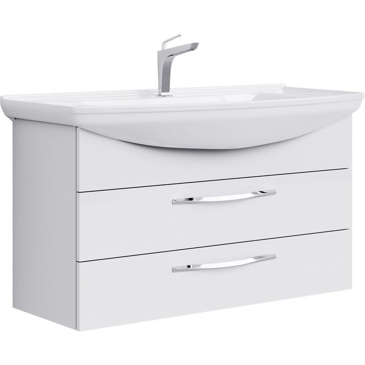 Изображение Тумба Aqwella Allegro с раковиной подвесная 105,5х58,6