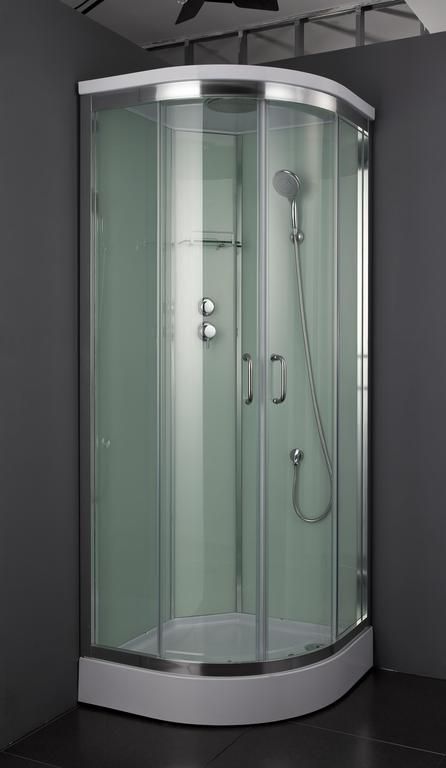 Изображение Душевая кабина с тропическим душем BandHours Andromeda C (Андромеда Ц) 80х80