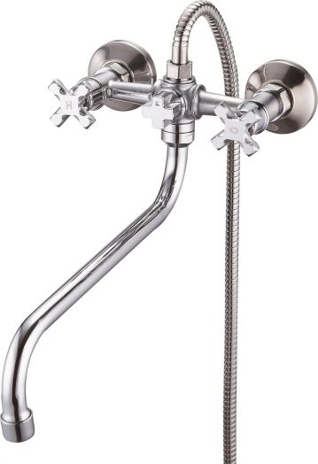 Смеситель для ванны двуручковый Solone JIK7-A102-A