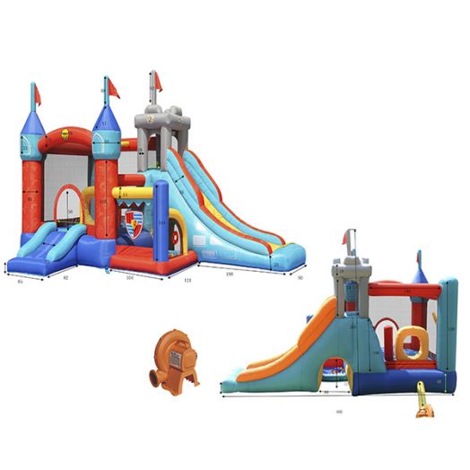 Детский надувной Батут HAPPY HOP «Цитадель 3 в 1» 9021