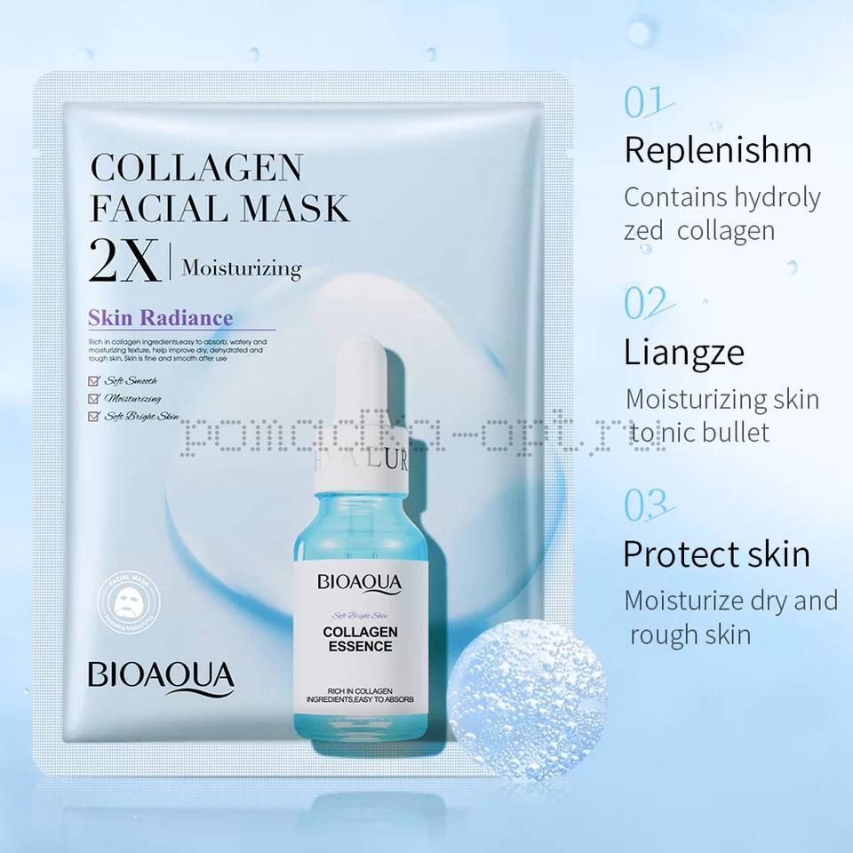 Тканевая маска с коллагеном Bioaqua Collagen Facial Mask