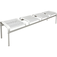 Скамейка металлическая четырехместная М111-08 разборная конструкция