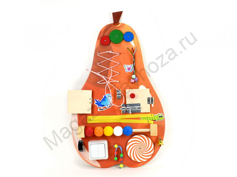 Бизиборд СПЕЛАЯ ГРУША