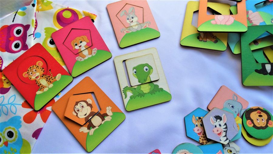 Игровой набор ЗАБАВНЫЕ ЖИВОТНЫЕ (по методике Сегена)