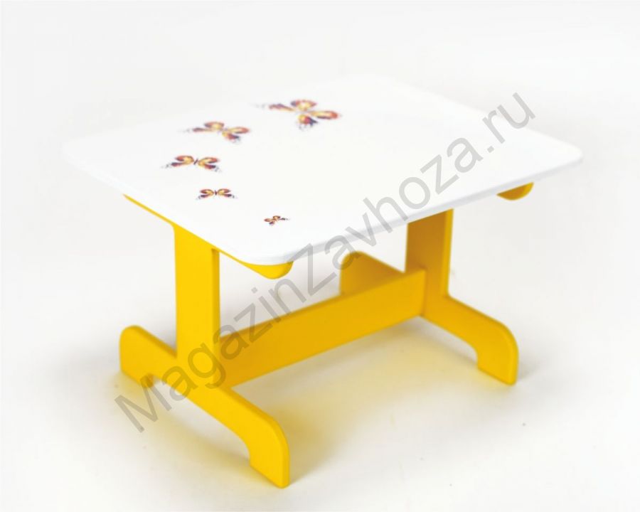 Стол для кукол деревянный БАБОЧКИ