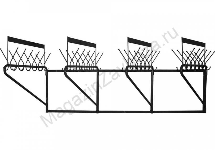 Гардеробная настенная вешалка М163-02