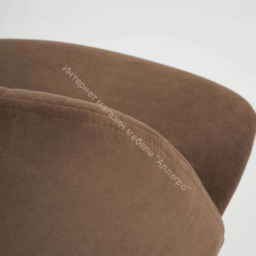 Кресло MELODY флок , коричневый, 6