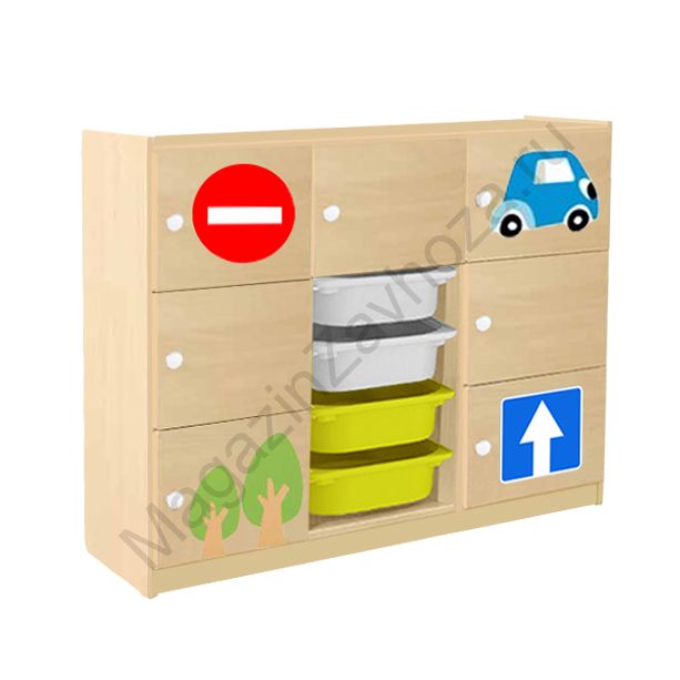 ИГРОВАЯ МЕБЕЛЬ ГАРАЖ 20/15 ПРИСТЕННЫЙ