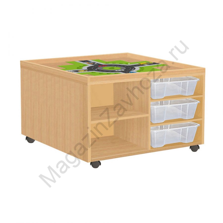 МНОГОФУНКЦИОНАЛЬНЫЙ СТОЛ 3 ящика с дорогой