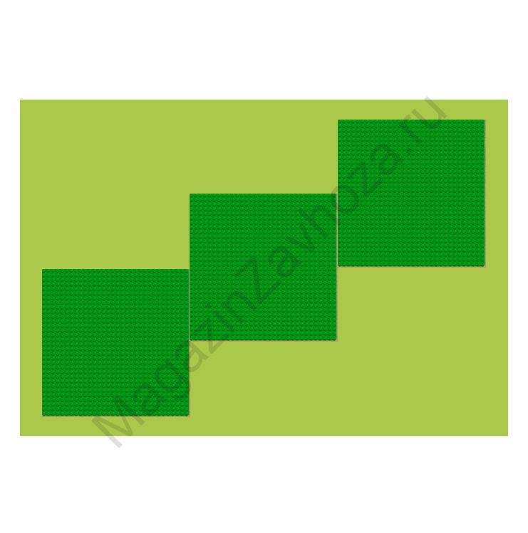 ИГРОВОЕ ПОЛЕ ДЛЯ МНОГОФУНКЦИОНАЛЬНОГО СТОЛА ЛЕГО 3 секции(один цвет)