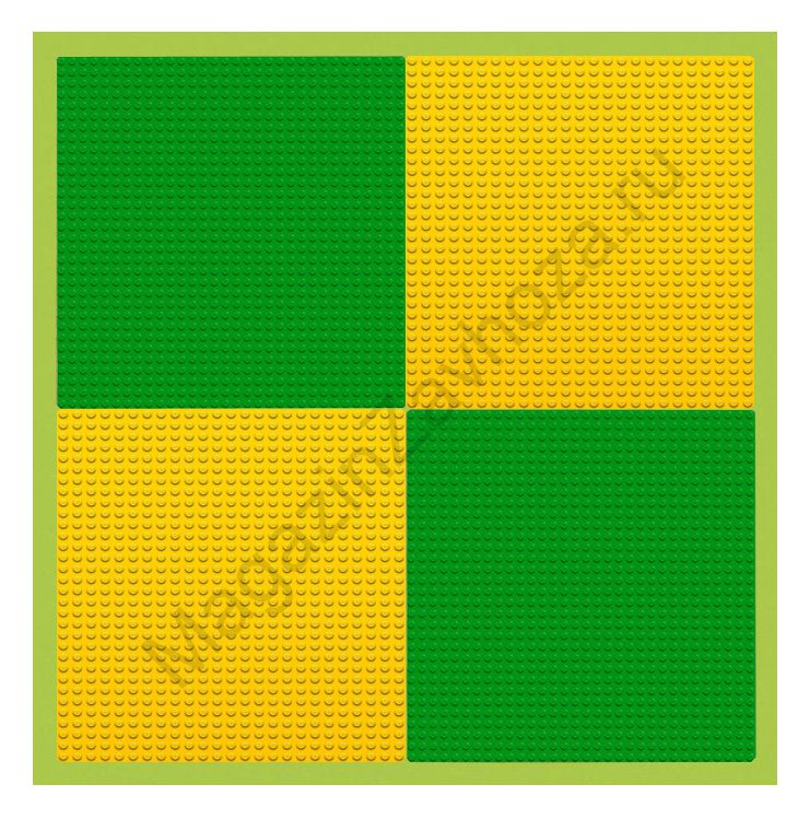 ИГРОВОЕ ПОЛЕ ДЛЯ МНОГОФУНКЦИОНАЛЬНОГО СТОЛА ЛЕГО 4 секции