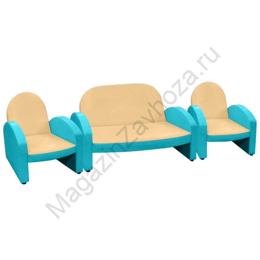 НАБОР "ЭКОНОМ" ДИВАН 154 БЕЖЕВЫЙ 3