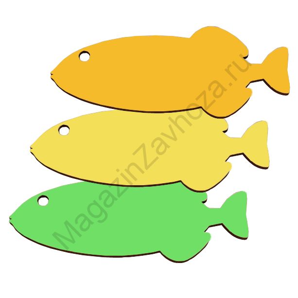 ДЕКОРАЦИЯ РЫБА 4 (МДФ)